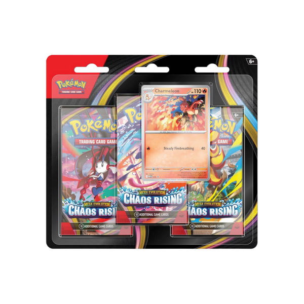 Mega Evolution — Chaos Rising 3-Booster Blister