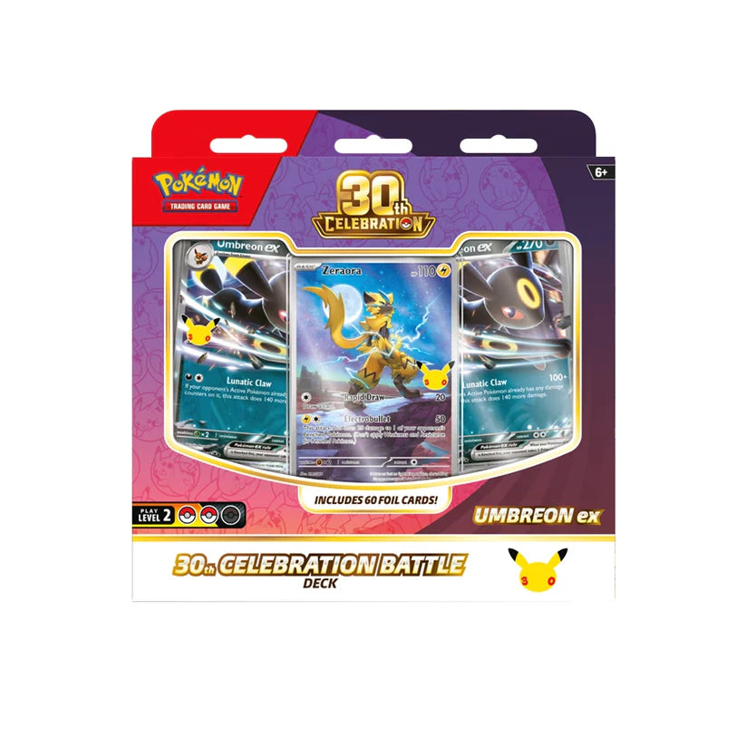 Pokémon TCG: 30th Celebration Battle Deck—Umbreon ex (Pre-Order)