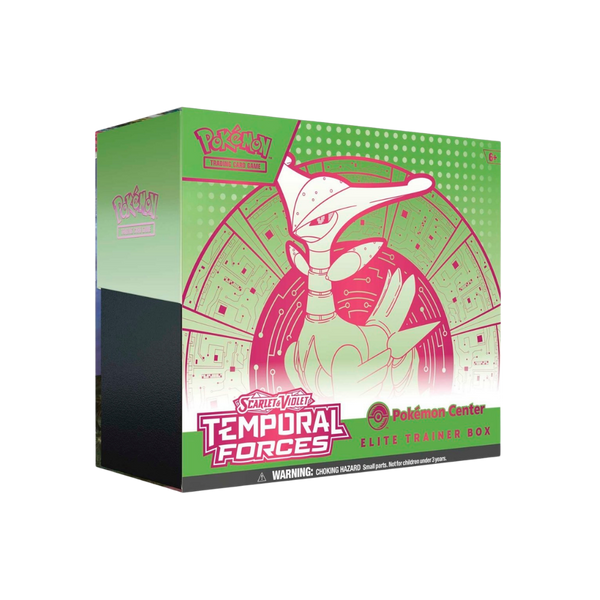 Scarlet & Violet: Temporal Forces — Pokémon Center Elite Trainer Box — Iron Leaves