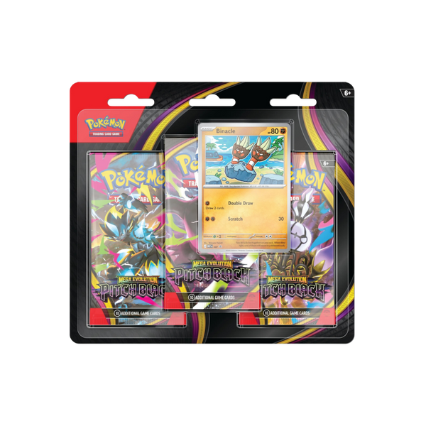 Mega Evolutie—Gitzwart 3-Booster Blister (Pre-order)